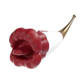 Roza Lip Nibble Suĉa Klitora Stimulilo Vibrilo